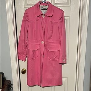 Nine & Co. Pink Trench Coat